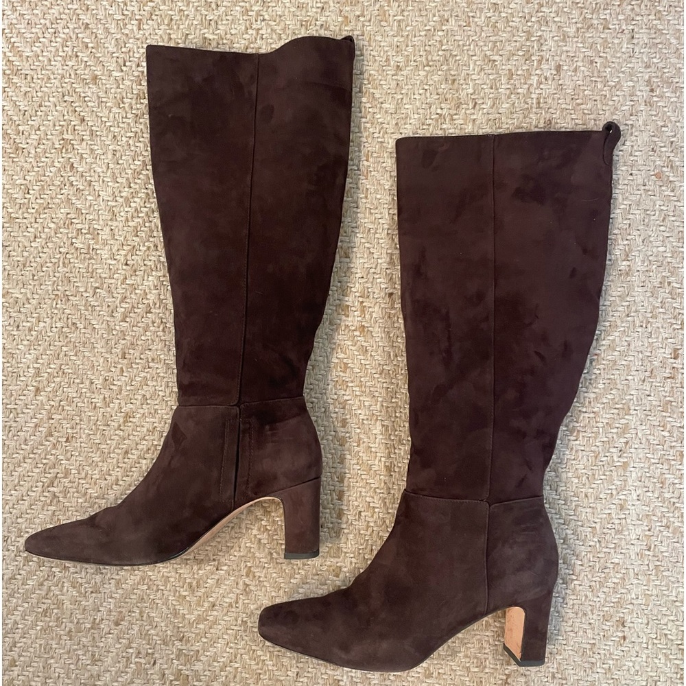 J McLaughlin Brown suede boots